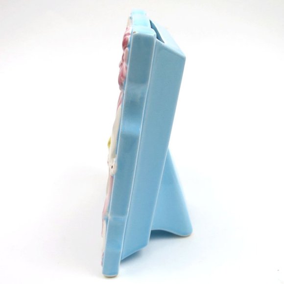 Vintage 'First Smile' Baby Ceramic Picture Frame - Picture 3 of 8